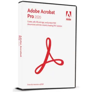 Adobe Acrobat Pro 2020 For Windows Lifetime Cd Key Global