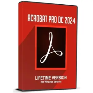 Adobe Acrobat Pro DC 2024 For Windows Lifetime Cd Key Global